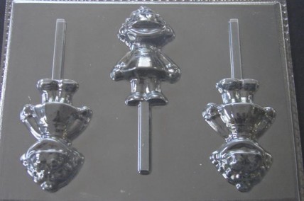 340sp Prairie Evening Full Body Chocolate Candy Lollipop Mold